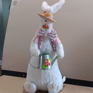 Stuffed White Bunny